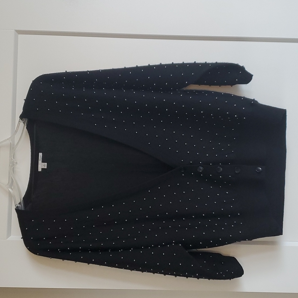 Halogen black 3/4 sleeve sweater size M